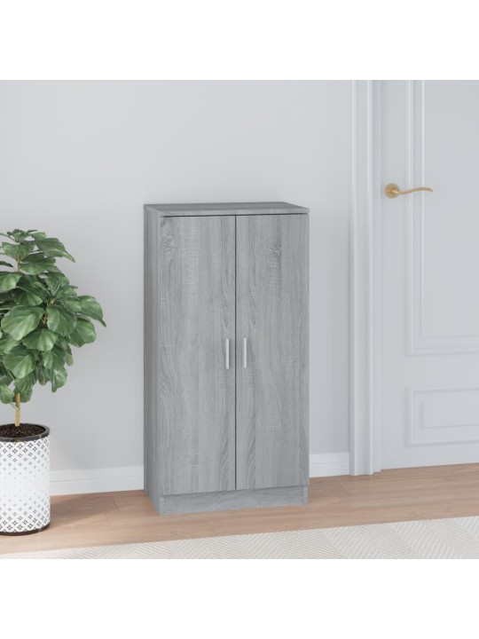 Apavu plaukts, 55x35x108 cm, pelēka koka krāsa, koks