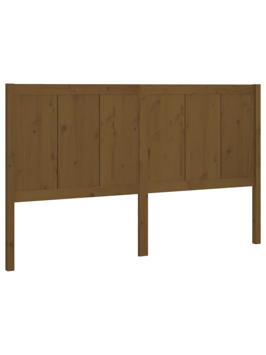 Gultas galvgalis, medus brūns, 205,5x4x100cm, priedes masīvkoks