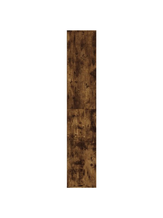 Apavu plaukts, dūmakains ozols, 54x34x183 cm, inženierijas koks