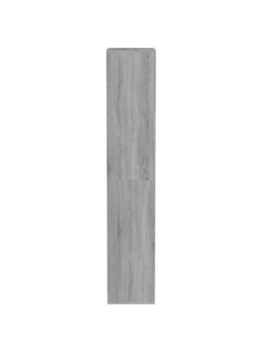 Apavu plaukts, pelēcīga ozola, 54x34x183 cm, inženierijas koks