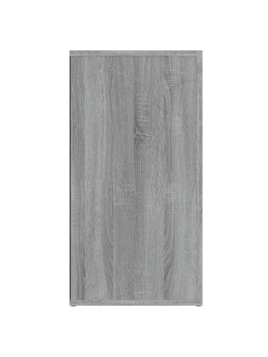 Kumode, pelēcīga ozola krāsa, 120x36x69 cm, inženierijas koks