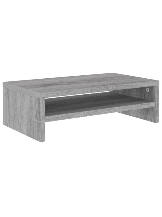 Monitora paliktnis, pelēka ozola, 42x24x13cm, inženierijas koks