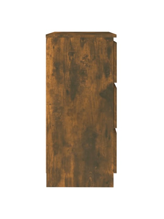 Kumode, dūmakains ozols, 60x35x76 cm, inženierijas koks