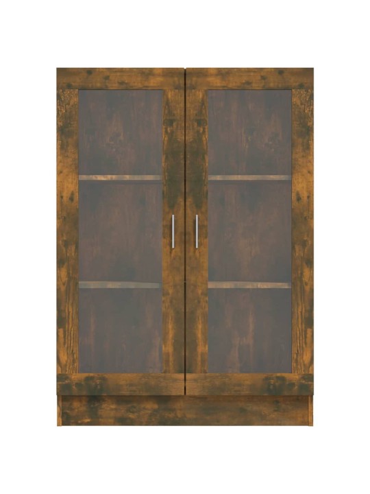 Vitrīnas skapis, ozolkoka, 82,5x30,5x115 cm, inženierijas koks