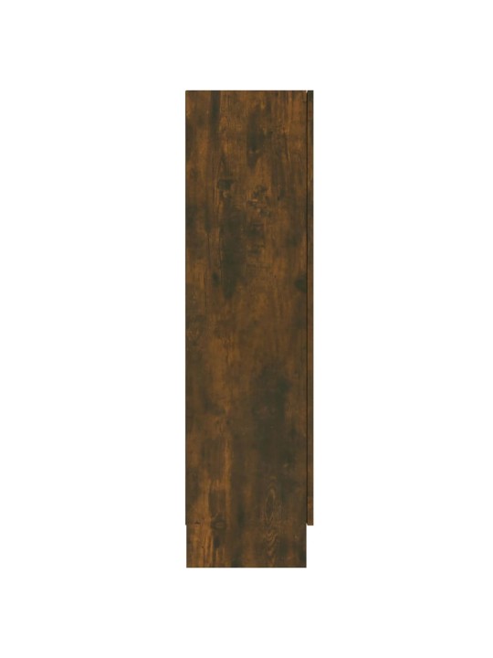 Vitrīnas skapis, ozolkoka, 82,5x30,5x115 cm, inženierijas koks