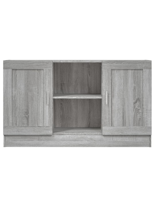 Kumode, pelēcīga ozola krāsa, 120x30,5x70 cm, inženierijas koks