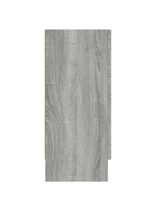 Kumode, pelēcīga ozola krāsa, 120x30,5x70 cm, inženierijas koks