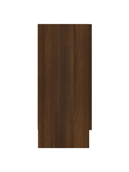 Kumode, brūna ozola, 120x30,5x70 cm, inženierijas koks