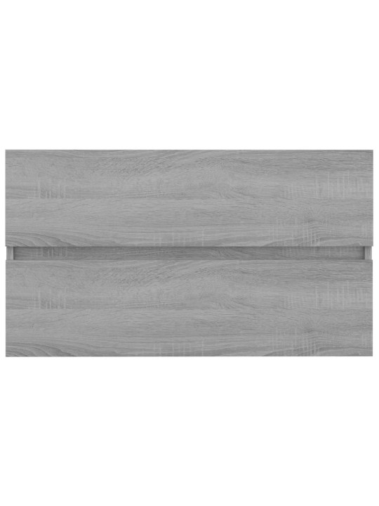 Izlietnes skapis, pelēka ozola, 80x38,5x45cm, inženierijas koks