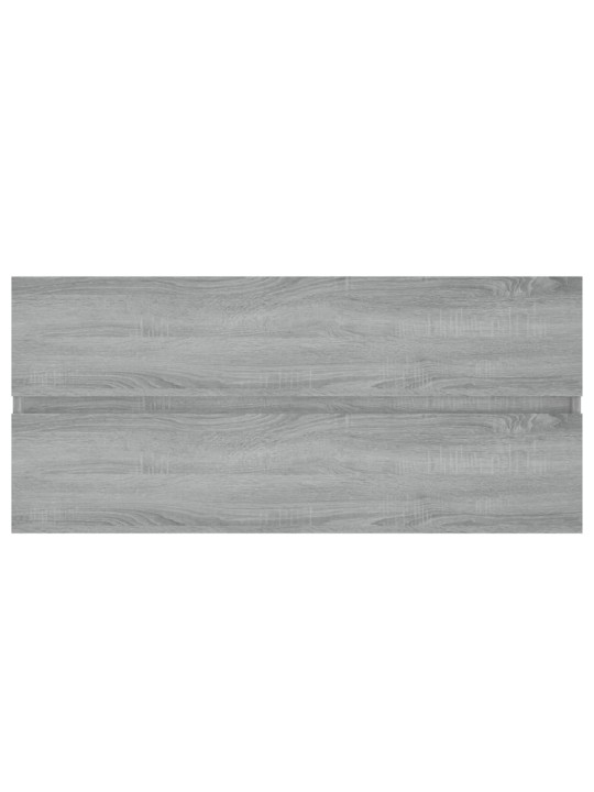 Izlietnes skapis, pelēka ozola, 100x38,5x45cm inženierijas koks