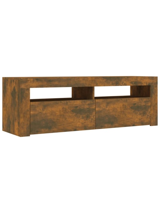 Tv skapītis ar led lampiņām, 120x35x40 cm, ozolkoka krāsā
