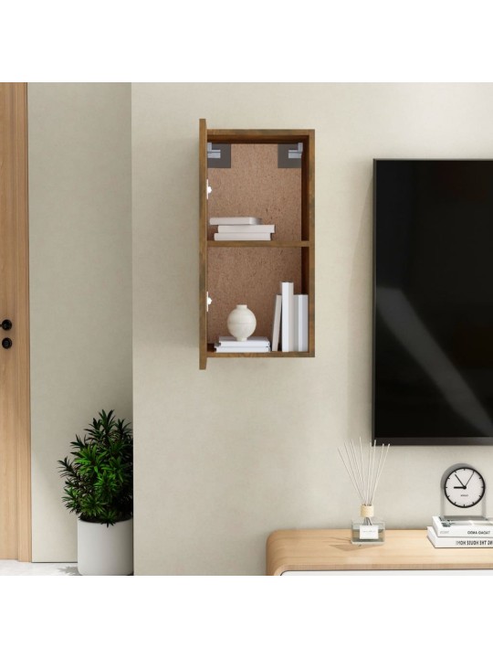 Tv skapītis, ozolkoka krāsa, 30,5x30x60 cm, inženierijas koks