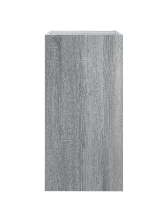 Tv skapītis, pelēka ozolkoka, 30,5x30x60 cm, inženierijas koks