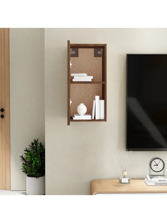Tv skapītis, brūna ozola, 30,5x30x60 cm, inženierijas koks