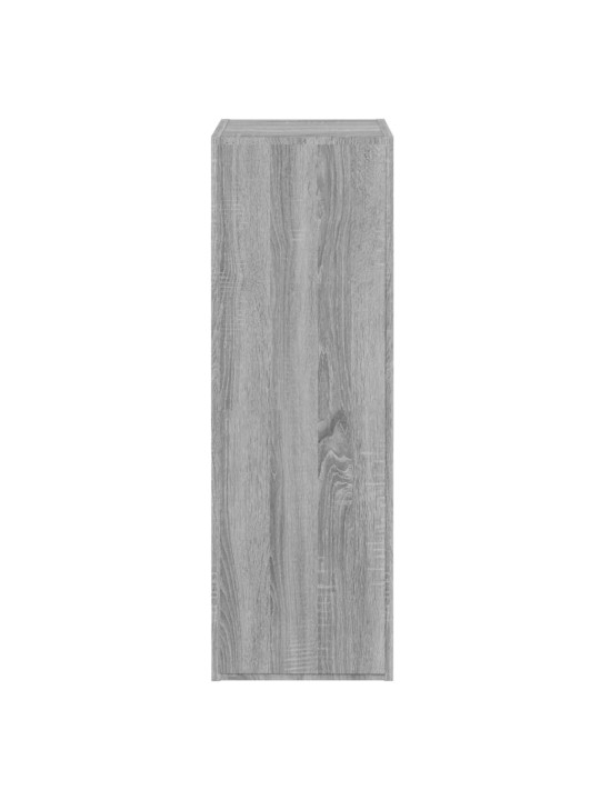 Tv skapīši 2 gab., pelēka ozola 30,5x30x90 cm inženierijas koks
