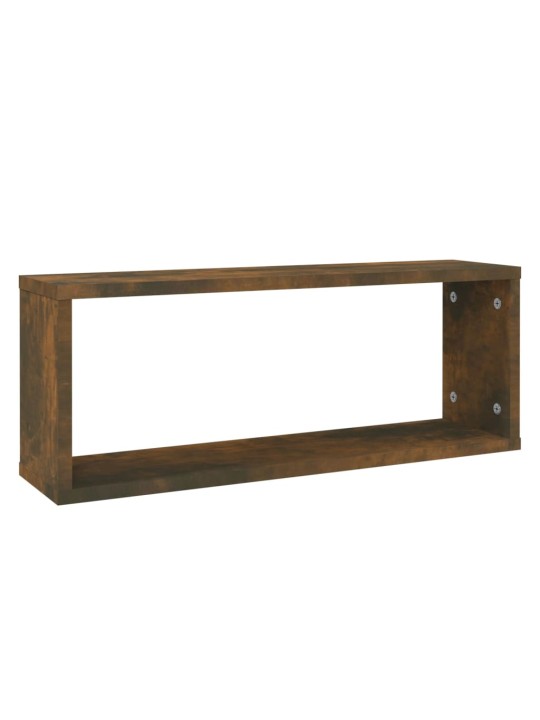 Kuba formas sienas plaukti, 2 gab., ozolkoka, 60x15x23 cm