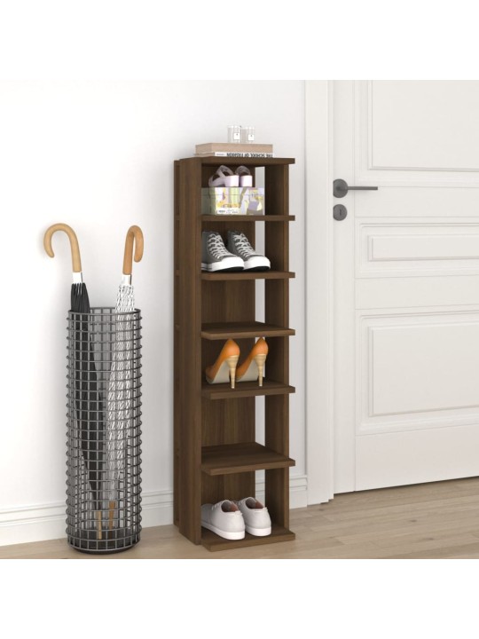Apavu plaukts, ozolkoka krāsa, 27,5x27x102cm, inženierijas koks