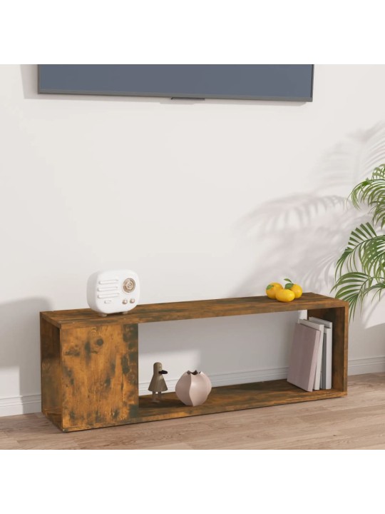 Tv skapītis, ozolkoka krāsa, 100x24x32 cm, inženierijas koks