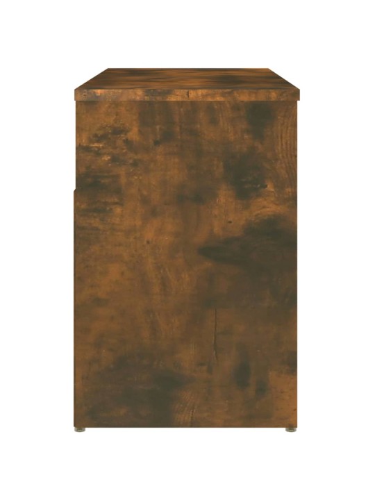 Apavu plaukts, dūmots ozols, 80x30x45 cm, apstrādāts koks