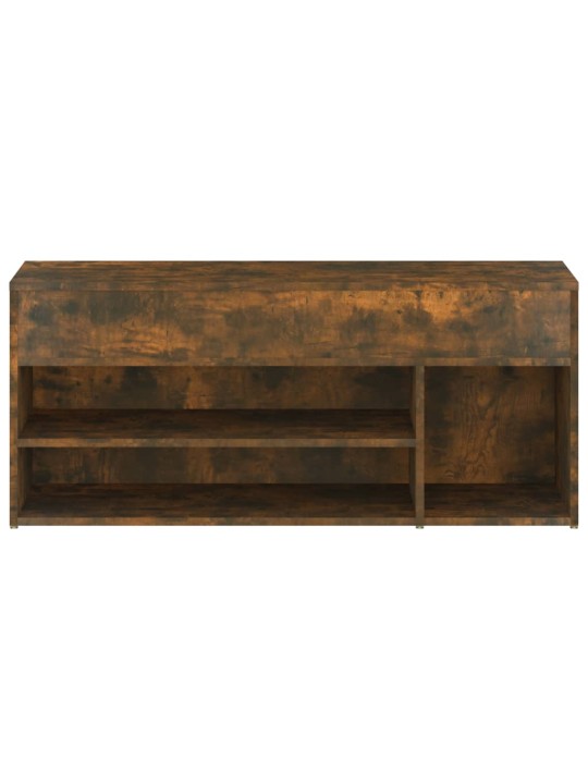 Apavu plaukts, dūmakains ozols, 105x30x45 cm, inženierijas koks