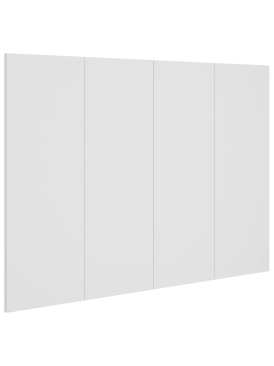 Gultas galvgalis, balts, 120x1,5x80 cm, inženierijas koks