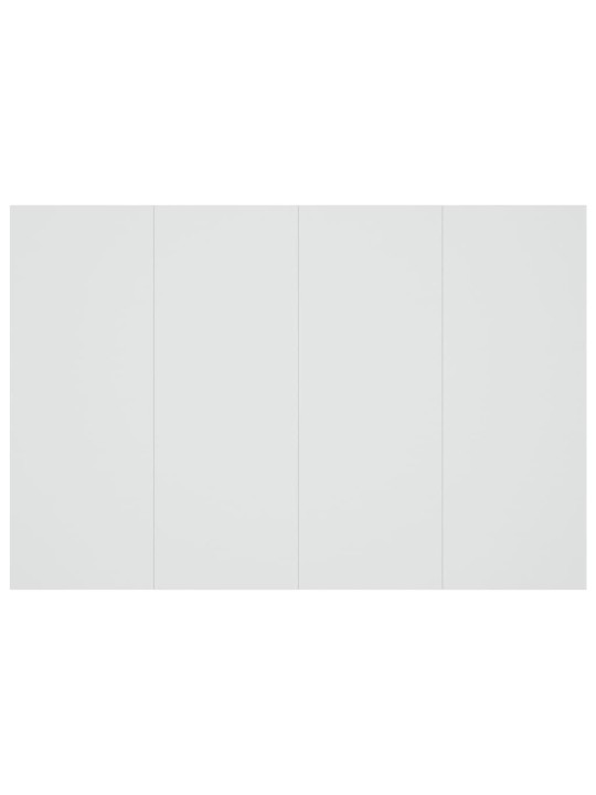 Gultas galvgalis, balts, 120x1,5x80 cm, inženierijas koks