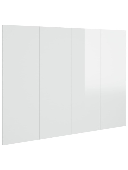 Gultas galvgalis, balts, 120x1,5x80 cm, inženierijas koks
