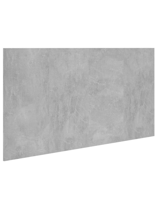 Gultas galvgalis, betonpelēks, 160x1,5x80 cm, inženierijas koks