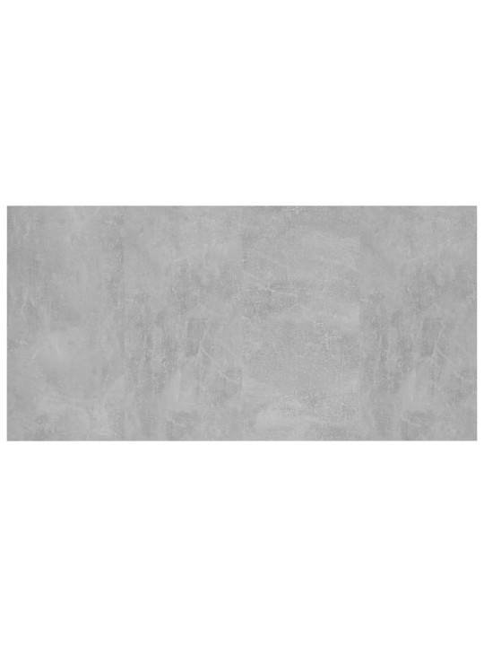 Gultas galvgalis, betonpelēks, 160x1,5x80 cm, inženierijas koks