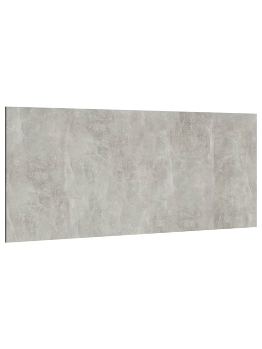 Gultas galvgalis, betonpelēks, 200x1,5x80 cm, inženierijas koks