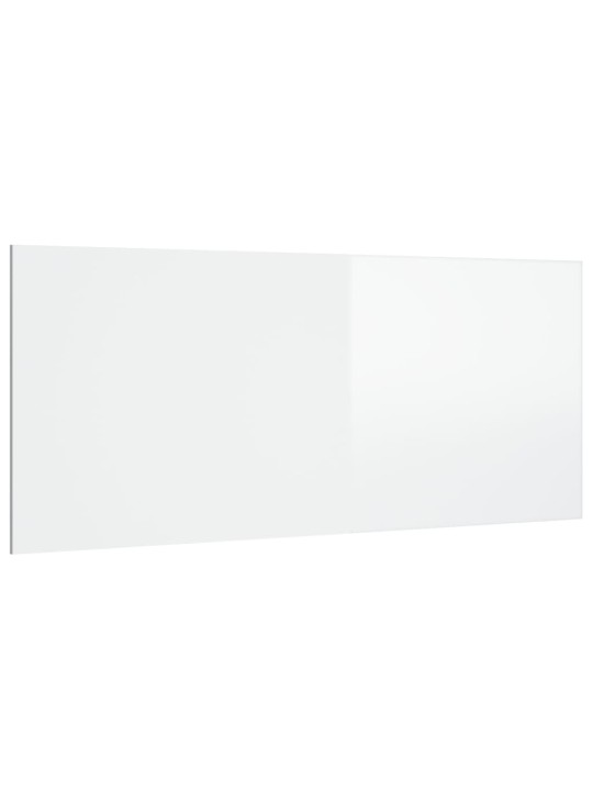 Gultas galvgalis, balts, 200x1,5x80 cm, inženierijas koks
