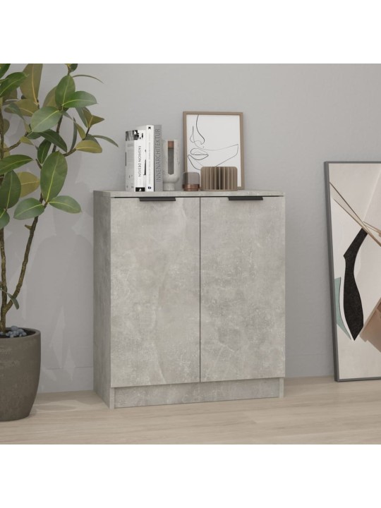 Kumode, betona pelēka, 60x30x70 cm, inženierijas koks
