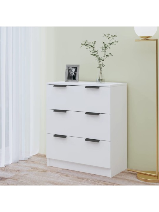 Kumode, balta, 60x30x70 cm, inženierijas koks
