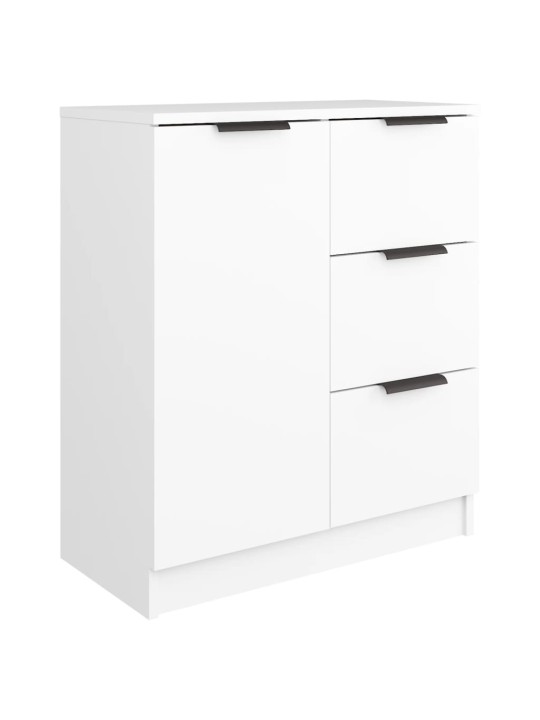 Kumode, balta, 60x30x70 cm, inženierijas koks