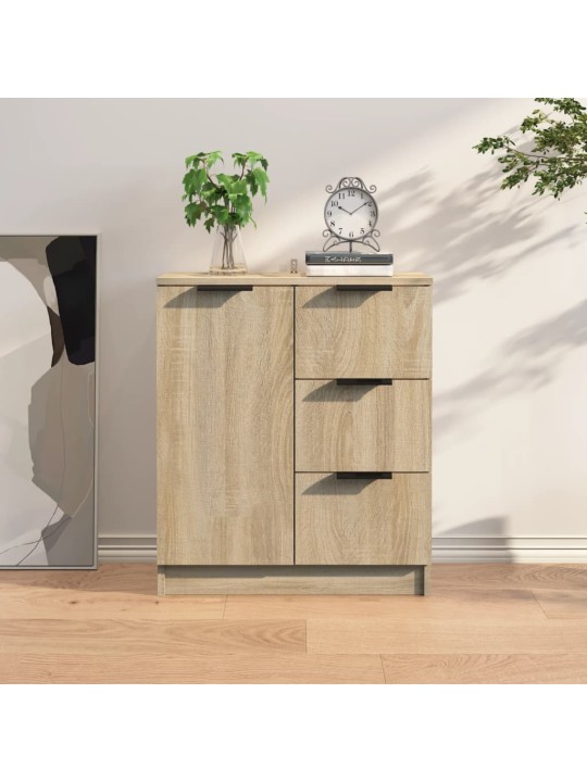 Kumode, ozolkoka krāsa, 60x30x70 cm, inženierijas koks