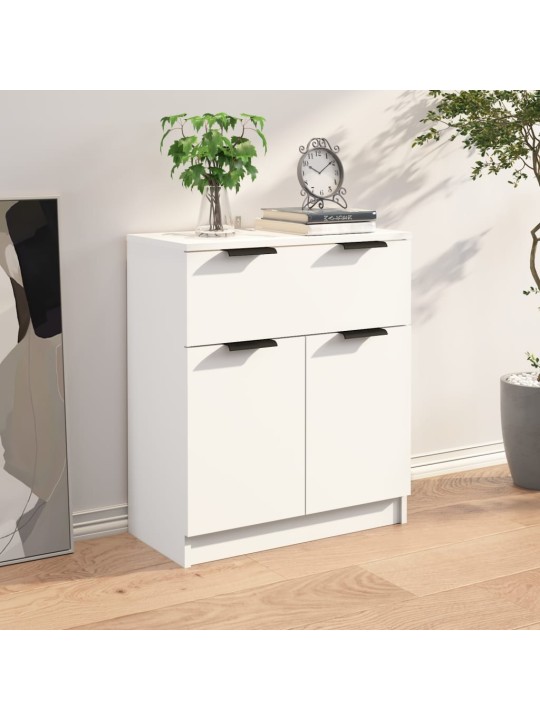 Kumode, balta, 60x30x70 cm, inženierijas koks