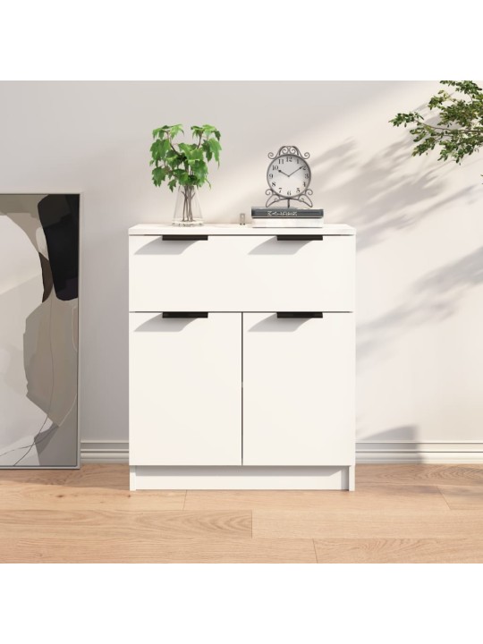 Kumode, balta, 60x30x70 cm, inženierijas koks