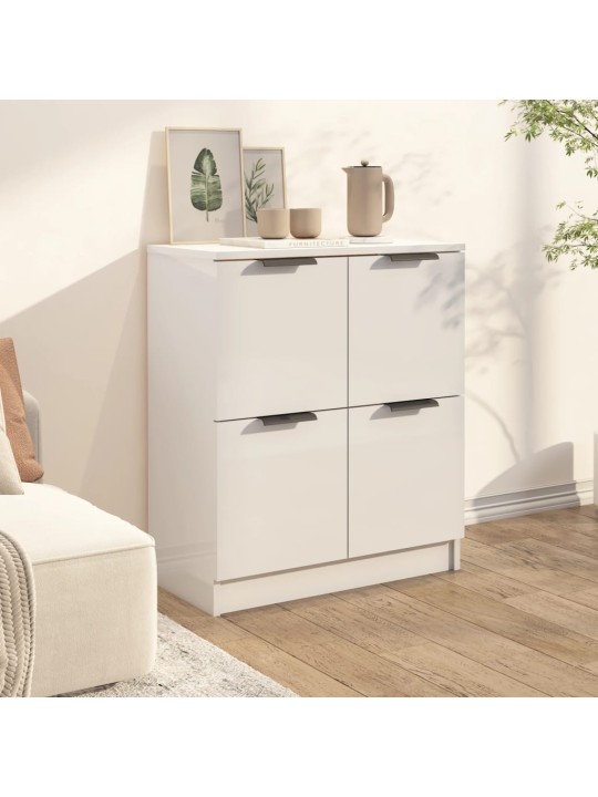Kumode, balta, 60x30x70 cm, inženierijas koks