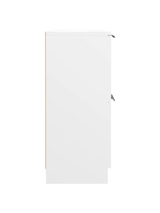Kumode, balta, 60x30x70 cm, inženierijas koks