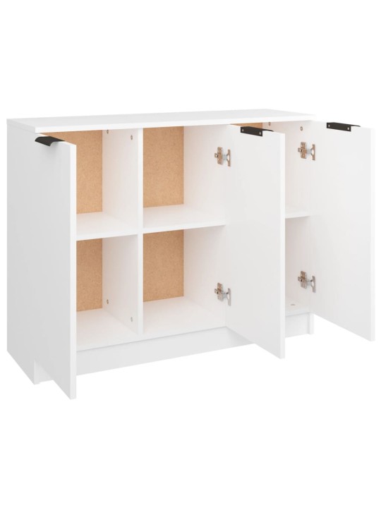 Kumode, balta, 90,5x30x70 cm, inženierijas koks