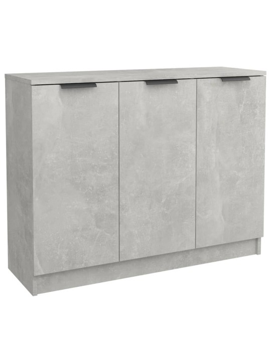 Kumode, betona pelēka, 90,5x30x70 cm, inženierijas koks