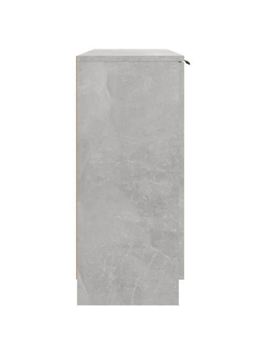Kumode, betona pelēka, 90,5x30x70 cm, inženierijas koks