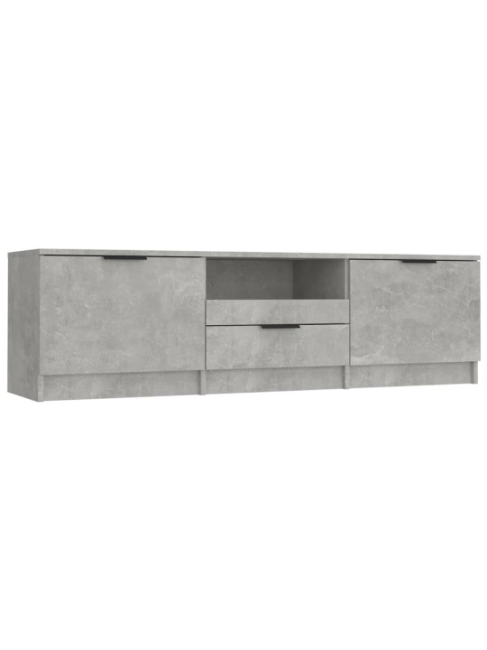 Tv skapītis, betonpelēks, 140x35x40 cm, inženierijas koks
