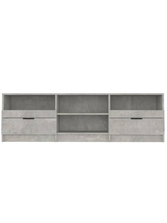 Tv skapītis, betona pelēks, 150x33,5x45 cm, inženierijas koks