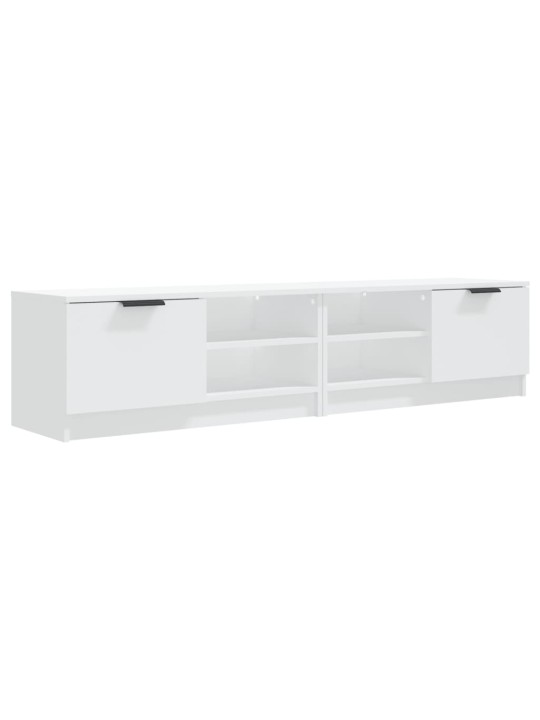 Tv skapīši, 2 gab., balti, 80x35x36,5 cm, inženierijas koks