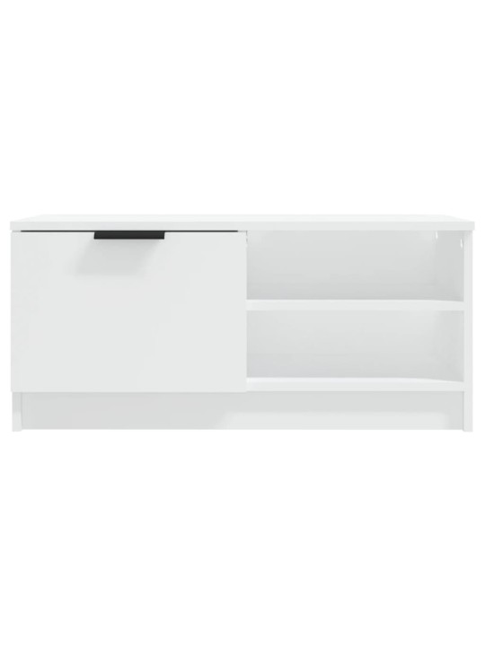 Tv skapīši, 2 gab., balti, 80x35x36,5 cm, inženierijas koks