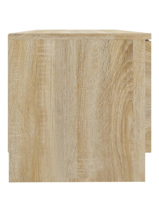 Tv skapītis, ozolkoka krāsa, 80x35x36,5 cm, inženierijas koks