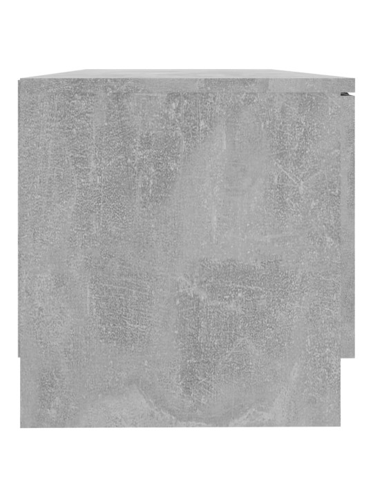 Tv skapītis, betonpelēks, 80x35x36,5 cm, inženierijas koks