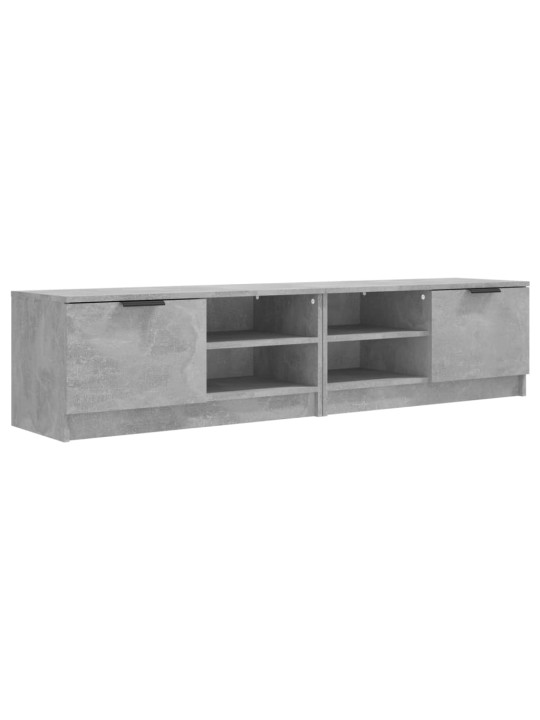 Tv skapīši, 2 gab., pelēki, 80x35x36,5 cm, inženierijas koks