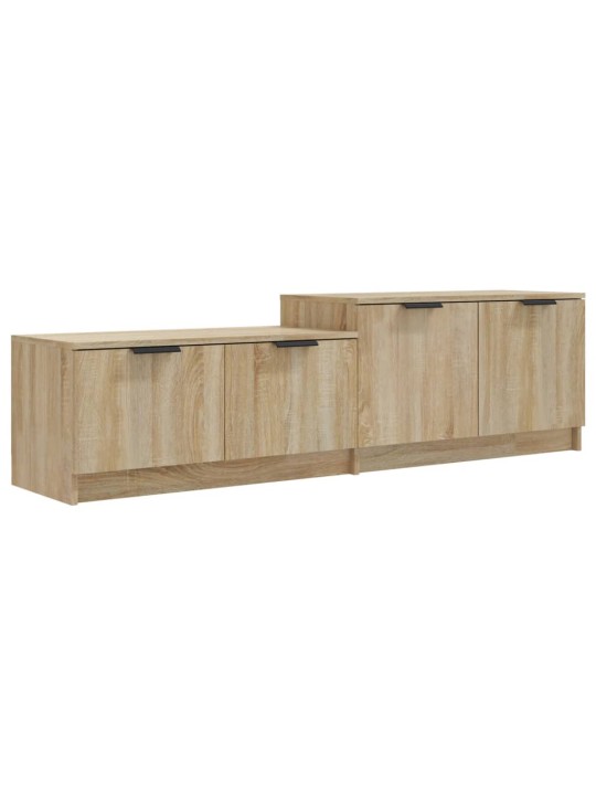 Tv skapītis, ozolkoka krāsa, 158,5x36x45 cm, inženierijas koks